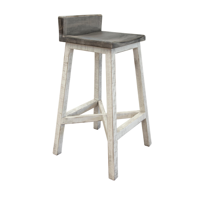 International Furniture Direct Stone Pub Height Stool IFD470BS30 IMAGE 1