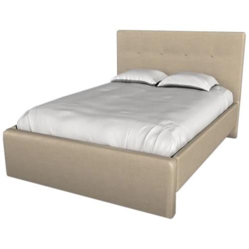 Julien Beaudoin Lyon Full Upholstered Plaftorm bed Lyon Full Platform Bed IMAGE 1