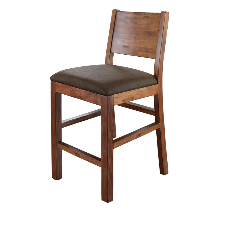 International Furniture Direct Parota Pub Height Barstool IFD865BS30 IMAGE 1