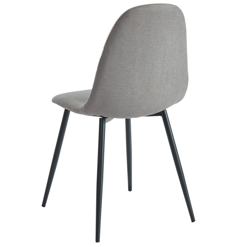 Worldwide Home Furnishings Olly 202-606GY Dining Chair - Grey and Black IMAGE 3