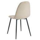 Worldwide Home Furnishings Olly 202-606BG Dining Chair - Beige and Black IMAGE 3