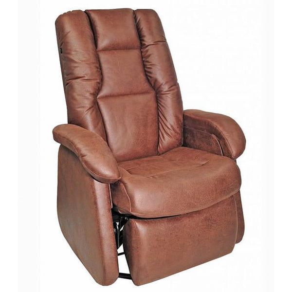  PEL International Neo 55 Swivel Glider Fabric and Leather Look Recliner 210655 IMAGE 1