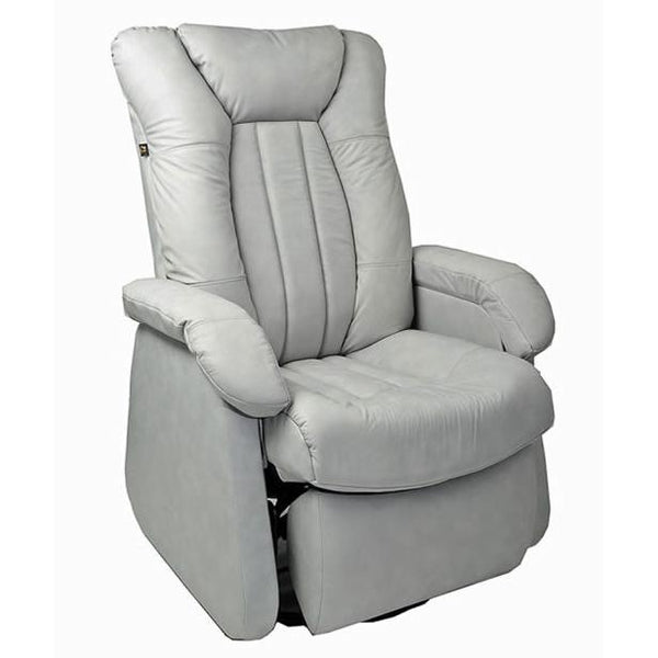  PEL International Neo 55 Swivel Glider Fabric and Leather Look Recliner 215655 IMAGE 1