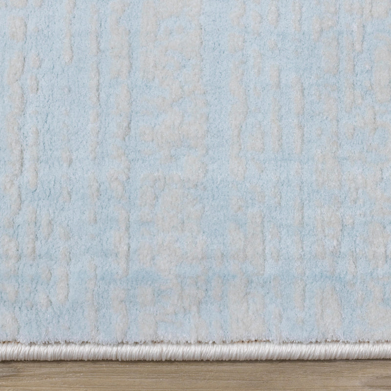 Kalora Interiors Belle Blue Grey Cream Shape Shifting Rug, 7'10" x 10'10" IMAGE 10