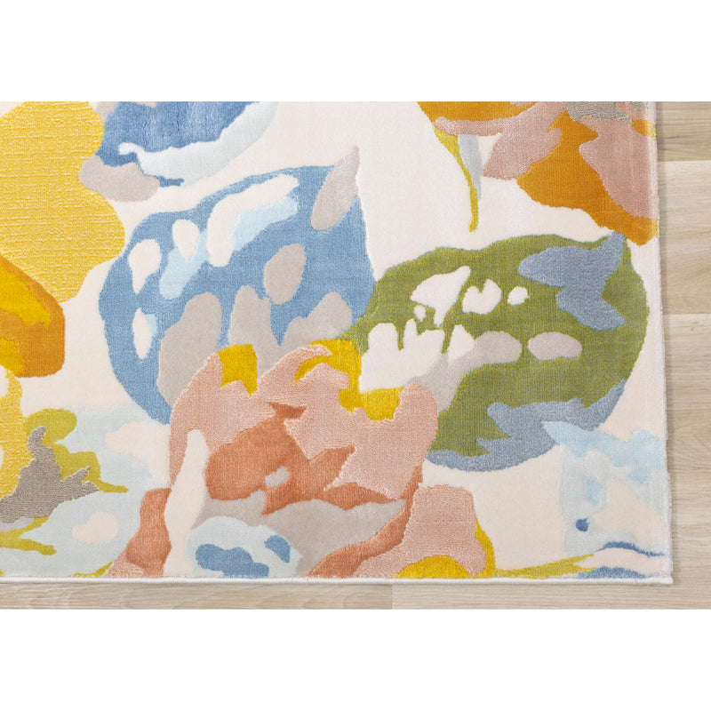 Kalora Interiors Belle Yellow Blue Pink Floral Rug, 7'10" x 10'10" IMAGE 6