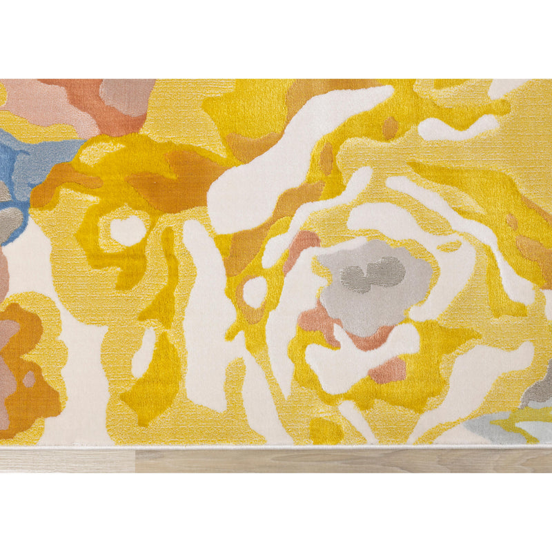 Kalora Interiors Belle Yellow Blue Pink Floral Rug, 7'10" x 10'10" IMAGE 9
