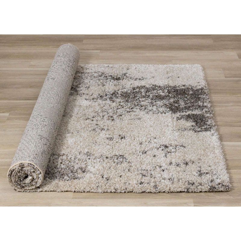 Kalora Interiors Lane Cream Brown Abstract Luxury Rug, 7'10" x 11'2" IMAGE 7
