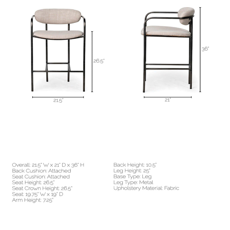 Mercana Parker II Pub Height Stool 68561 IMAGE 10