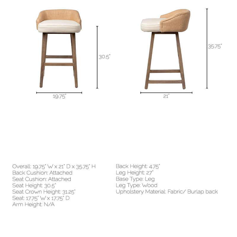 Mercana Monmouth I Pub Height Stool 68142 IMAGE 9