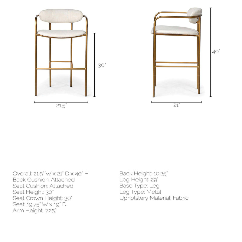 Mercana Parker III Pub Height Stool 68564 IMAGE 10