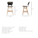 Mercana Haden Pub Height Stool 68121 IMAGE 9