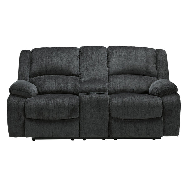 Signature Design by Ashley Draycoll Power Reclining Fabric Loveseat 7650496C IMAGE 1