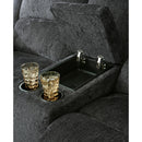  Signature Design by Ashley Draycoll 7650496C Double Reclining Power Loveseat with Console IMAGE 7