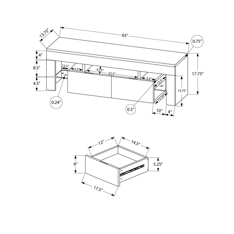 Monarch TV Stand I 3548 IMAGE 11