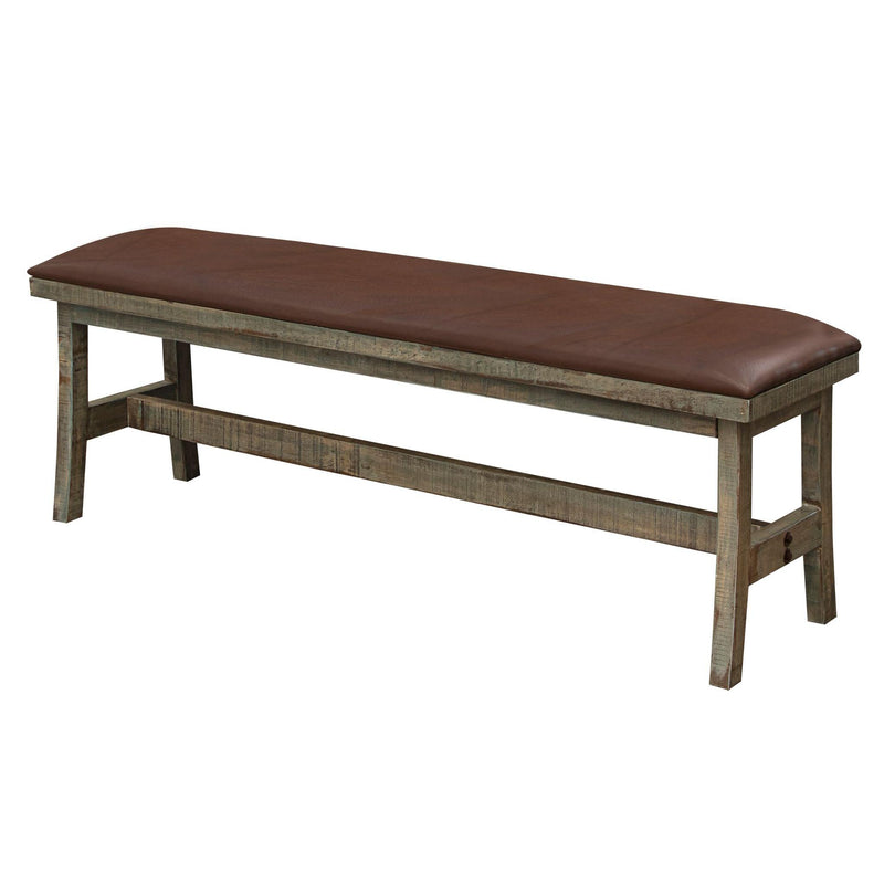 International Furniture Direct Antique Multicolor Bench IFD9671BEN IMAGE 1