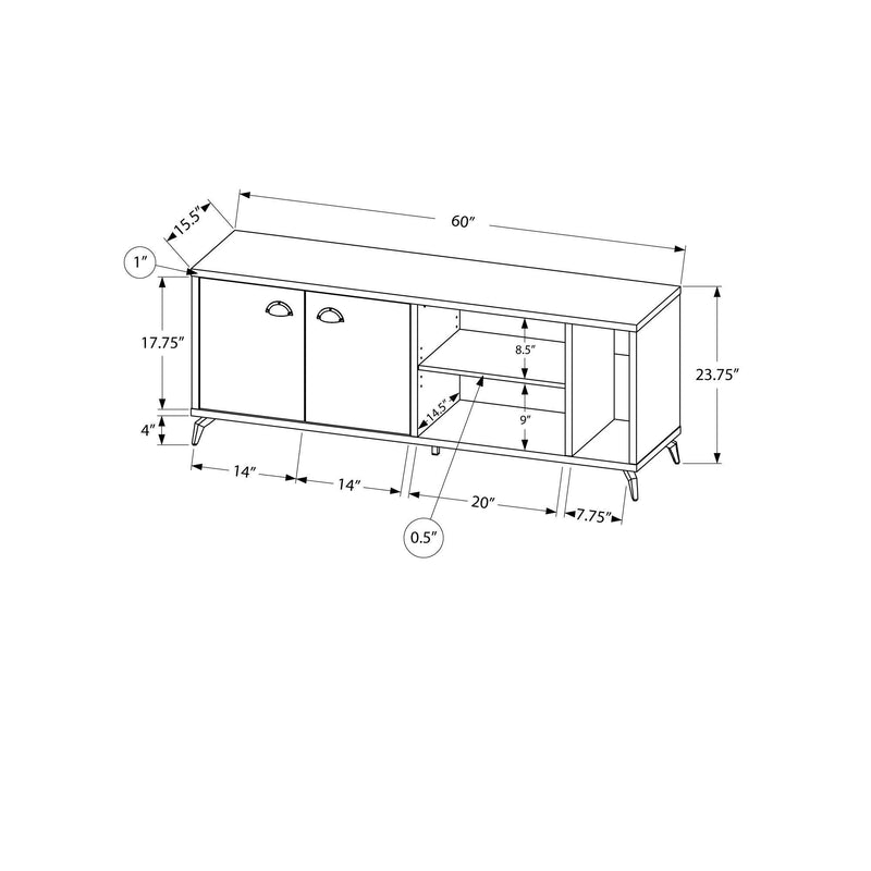 Monarch Flat Panel TV Stand with Cable Management I 2831 IMAGE 5