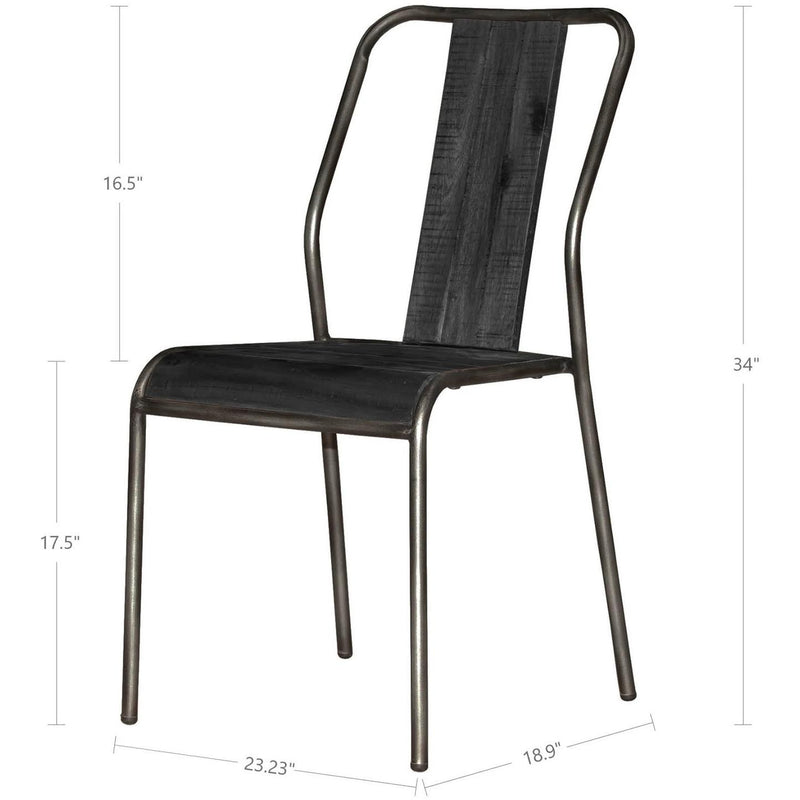 LH Imports Vintage Dining Chair VT005-BL IMAGE 5