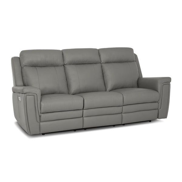 Palliser Asher Power Reclining Leather Match Sofa 41065-61-BALI-MARBLE-MATCH IMAGE 1