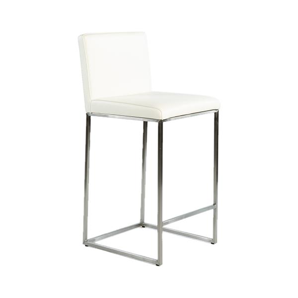 Colibri Lux Counter Height Stool Lux Stool - White IMAGE 1