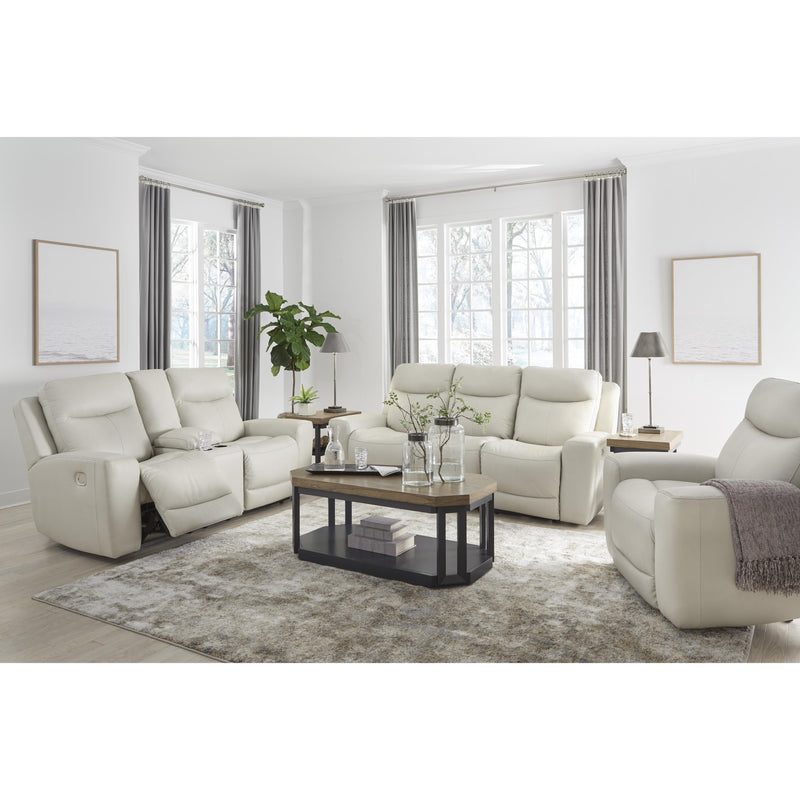 Signature Design by Ashley Mindanao Power Reclining Leather Match Sofa U5950515C IMAGE 11