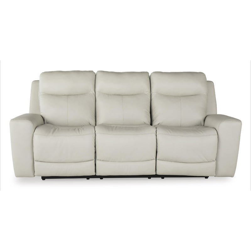 Signature Design by Ashley Mindanao Power Reclining Leather Match Sofa U5950515C IMAGE 3