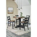 Signature Design by Ashley Valebeck D546D21 Counter Height Dining Table IMAGE 10