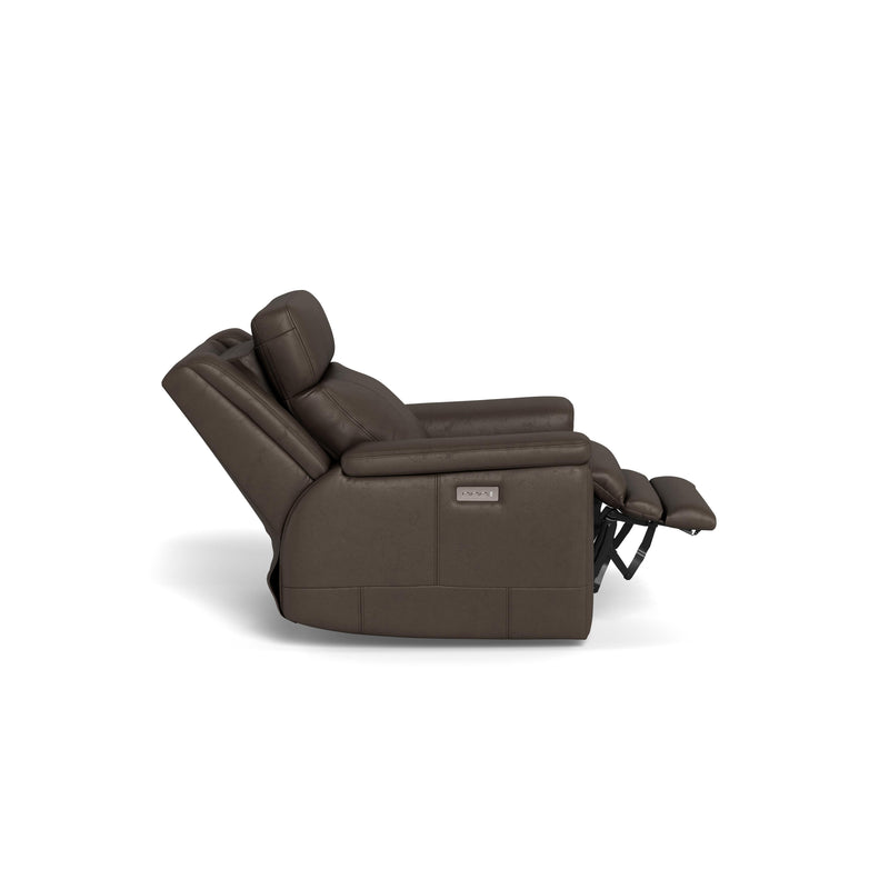 Palliser Asher Power Leather Match Recliner with Wall Recline 41065-L9-SOLANA-MOUNTAIN-MATCH IMAGE 6