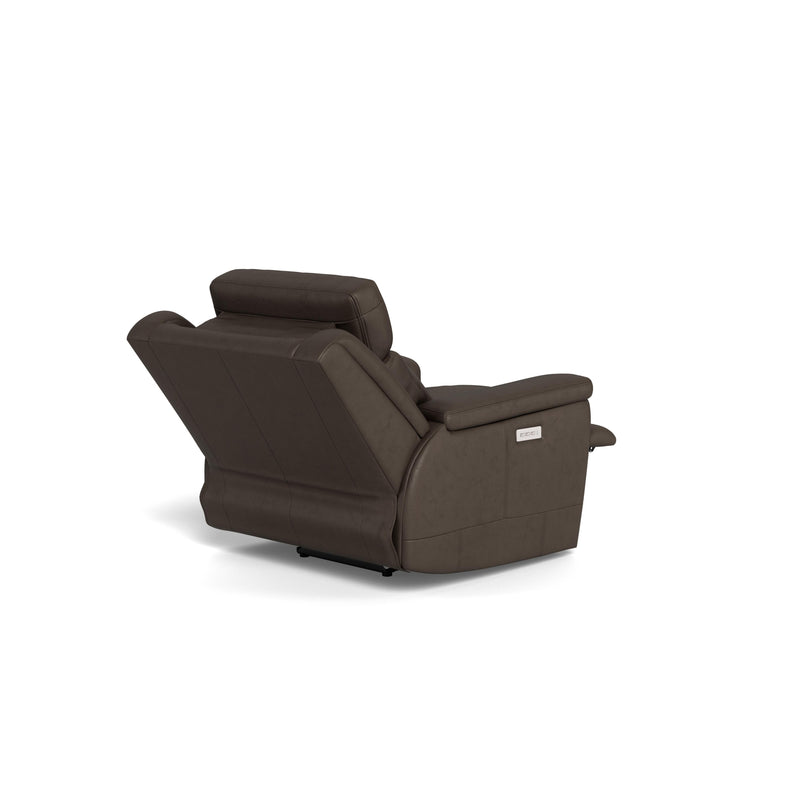 Palliser Asher Power Leather Match Recliner with Wall Recline 41065-L9-SOLANA-MOUNTAIN-MATCH IMAGE 8