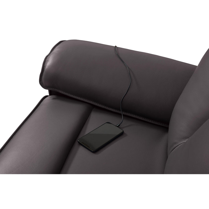 Palliser Oakley Power Leather Match Recliner with Wall Recline 41187-L9-BALI-CAROB-MATCH IMAGE 11