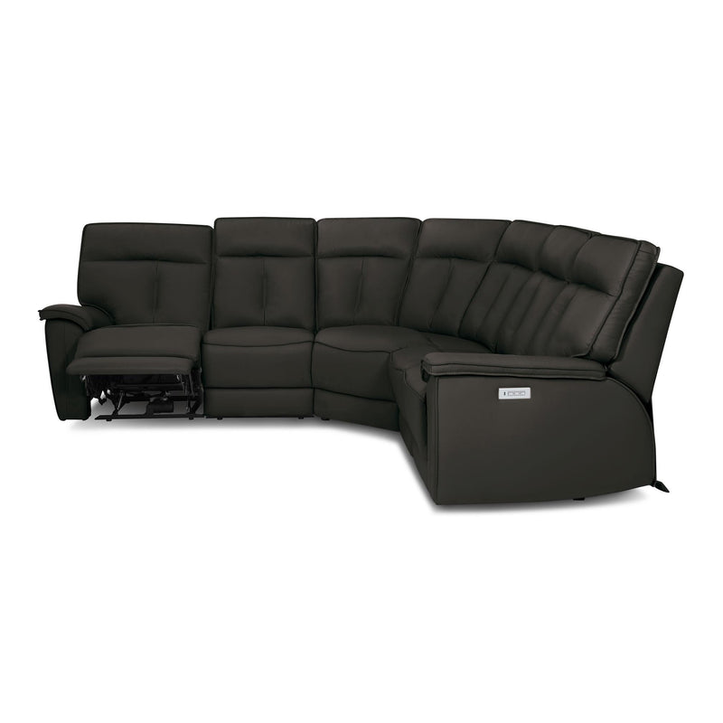 Palliser Oakley Power Reclining Leather Match 5 pc Sectional 41187-L2/41187-10/41187-9X/41187-L3/41187-L1-BALI-CAROB-MATCH IMAGE 3