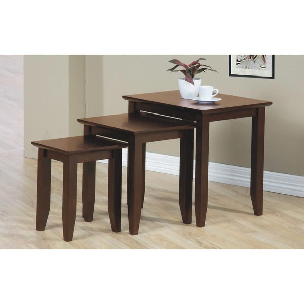 Winners Only Quadra Nesting Tables T2-Q100NTN-W IMAGE 1