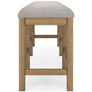 Signature Design by Ashley Havonplane D773-09 XL Counter Upholstered Dining Room Bench IMAGE 3