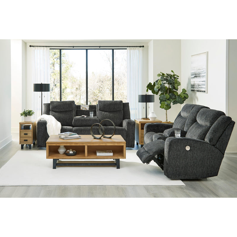Signature Design by Ashley Martinglenn 4650496C Double Reclining Power Loveseat with Console IMAGE 14