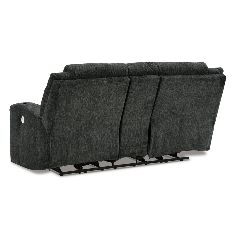 Signature Design by Ashley Martinglenn 4650496C Double Reclining Power Loveseat with Console IMAGE 5