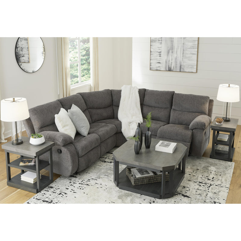 Signature Design by Ashley Museum Reclining Fabric 2 pc Sectional 8180748C/8180750C IMAGE 4