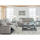 Signature Design by Ashley Barnsana 3320196C Double Reclining Power Loveseat with Console IMAGE 9