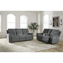 Signature Design by Ashley Barnsana 3320296C Double Reclining Power Loveseat with Console IMAGE 12