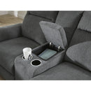 Signature Design by Ashley Barnsana 3320296C Double Reclining Power Loveseat with Console IMAGE 7