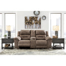 Signature Design by Ashley Stoneland 3990596C Double Reclining Power Loveseat with Console IMAGE 4