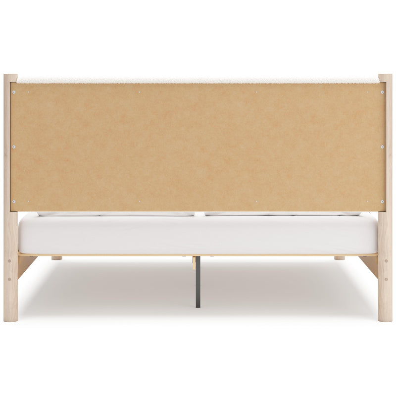 Signature Design by Ashley Cadmori King Upholstered Panel Bed B2615-58/B2615-56/B100-14 IMAGE 4