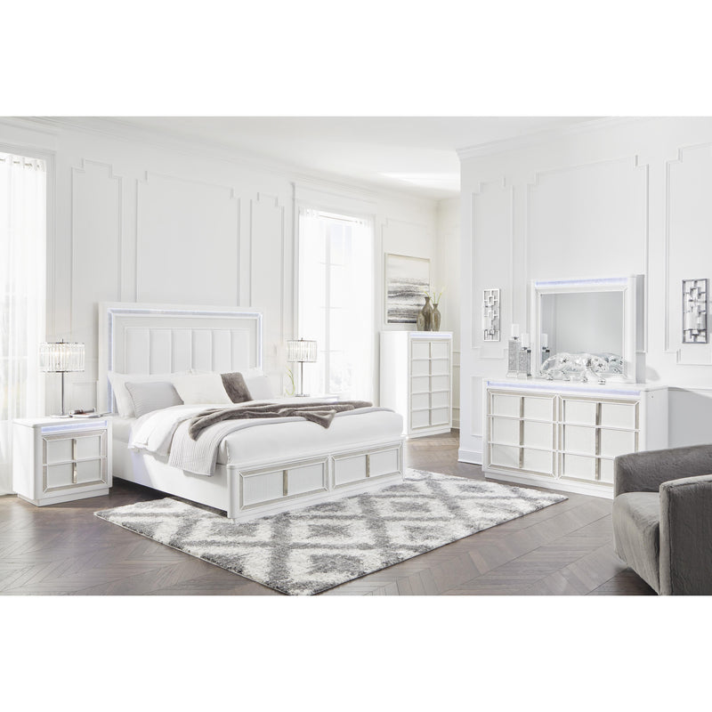Signature Design by Ashley Chalanna B822B4 King Upholstered Storage Bed IMAGE 14
