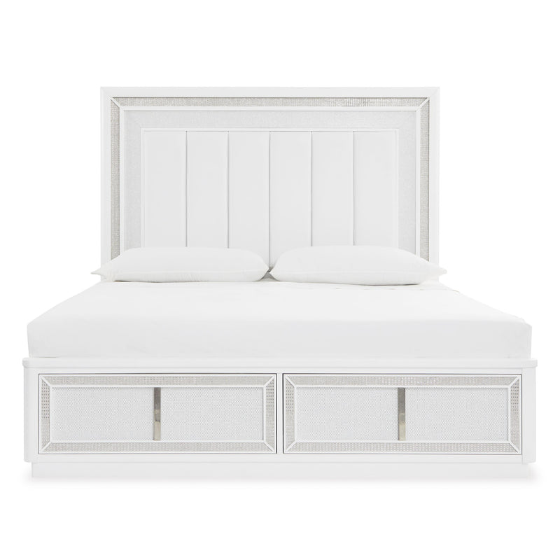 Signature Design by Ashley Chalanna B822B4 King Upholstered Storage Bed IMAGE 3