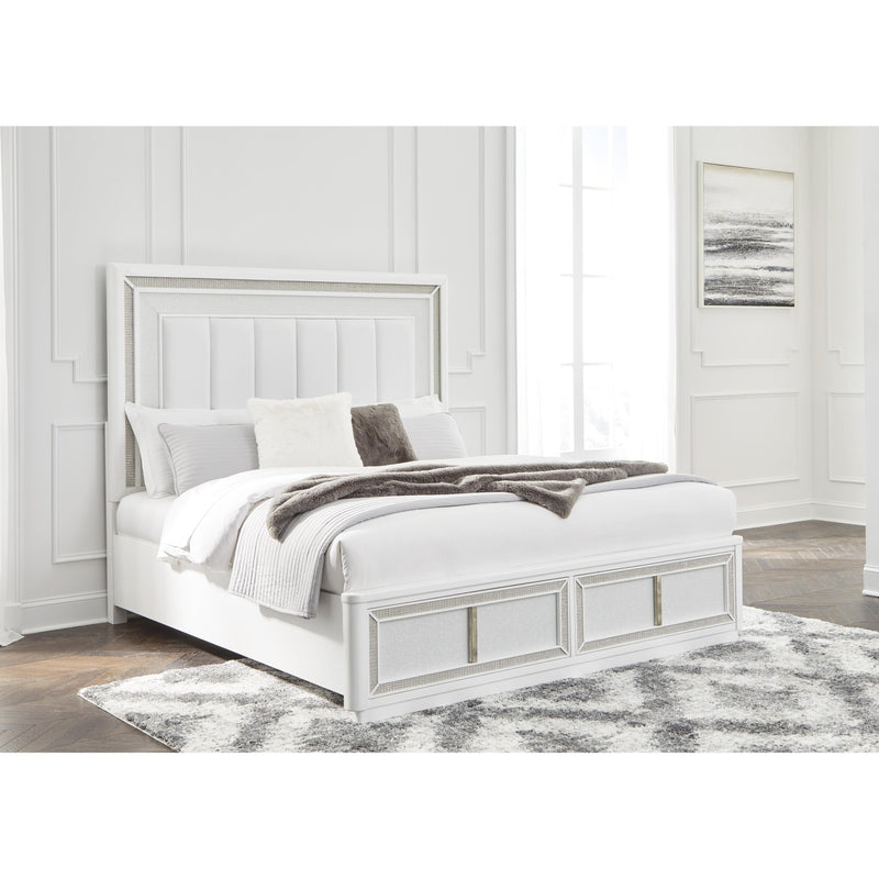 Signature Design by Ashley Chalanna B822B4 King Upholstered Storage Bed IMAGE 6
