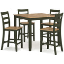 Signature Design by Ashley Gesthaven D401-223 Dining Room Counter Table Set IMAGE 1