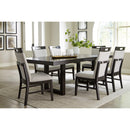 Signature Design by Ashley Neymorton D618-35 Rectangular Dining Room Butterfly Extension Table IMAGE 8