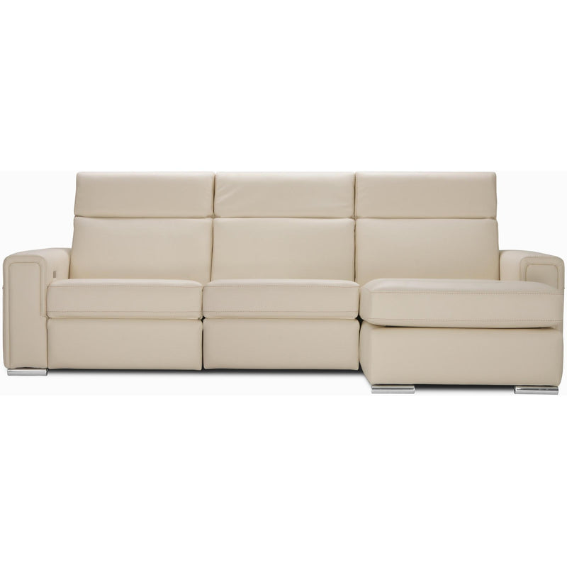 Jaymar Cologne Power Reclining Leather 3 pc Sectional Cologne 169-171-174 Power Reclining 3 pc Sectional - Illusion Bone IMAGE 3