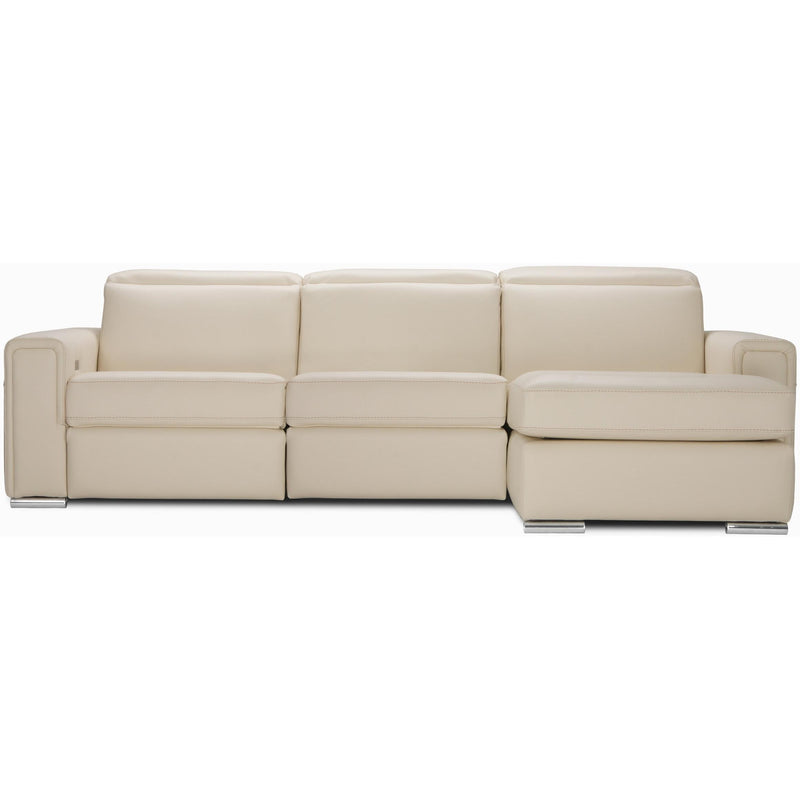 Jaymar Cologne Power Reclining Leather 3 pc Sectional Cologne 169-171-174 Power Reclining 3 pc Sectional - Illusion Bone IMAGE 4