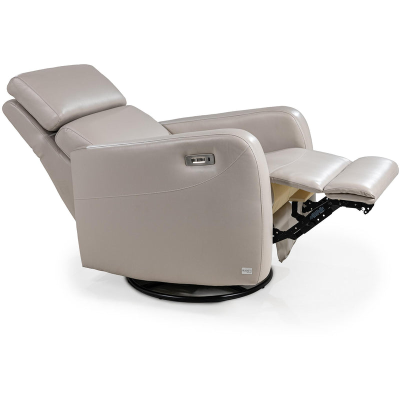 Bugatti Design Regina Power Swivel Rocker Leather Look Recliner Regina Power Swivel Rocker Recliner IMAGE 3