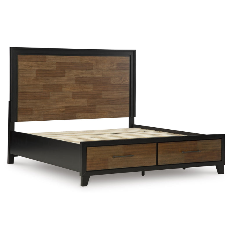 Signature Design by Ashley Kraeburn California King Panel Bed with Storage B496-58/B496-56S/B496-194 IMAGE 5