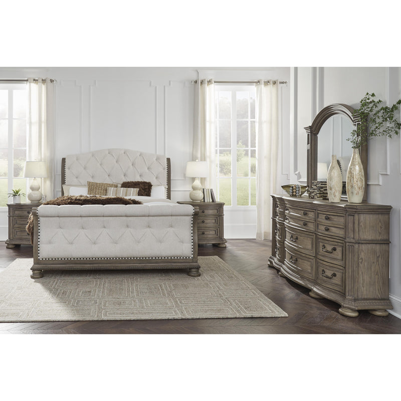 Signature Design by Ashley Ardenfield Bed Upholstered Sleigh Bed B944-58/B944-56/B944-94 IMAGE 8